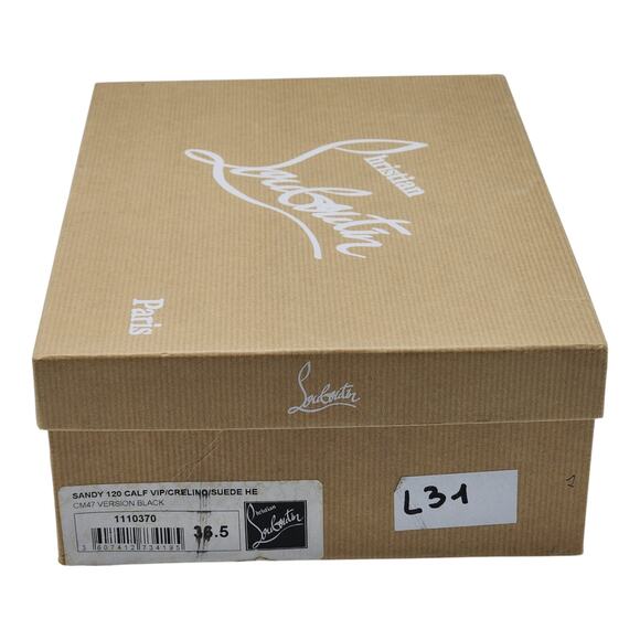 Christian Louboutin Sandy Pumps 120 - Fabric and Leather - Black 36.5 6US $895 - Picture 8 of 8